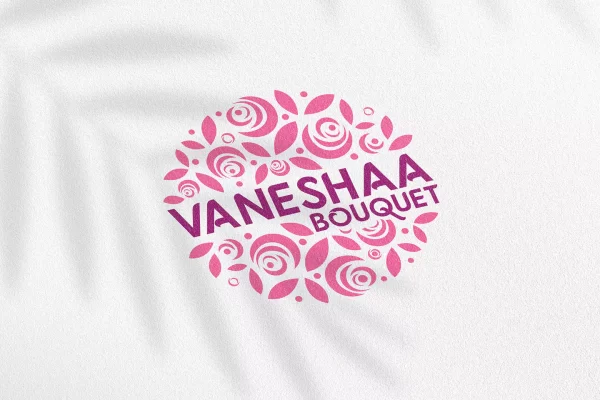 vaneshaa-bouquet-logo-design-image